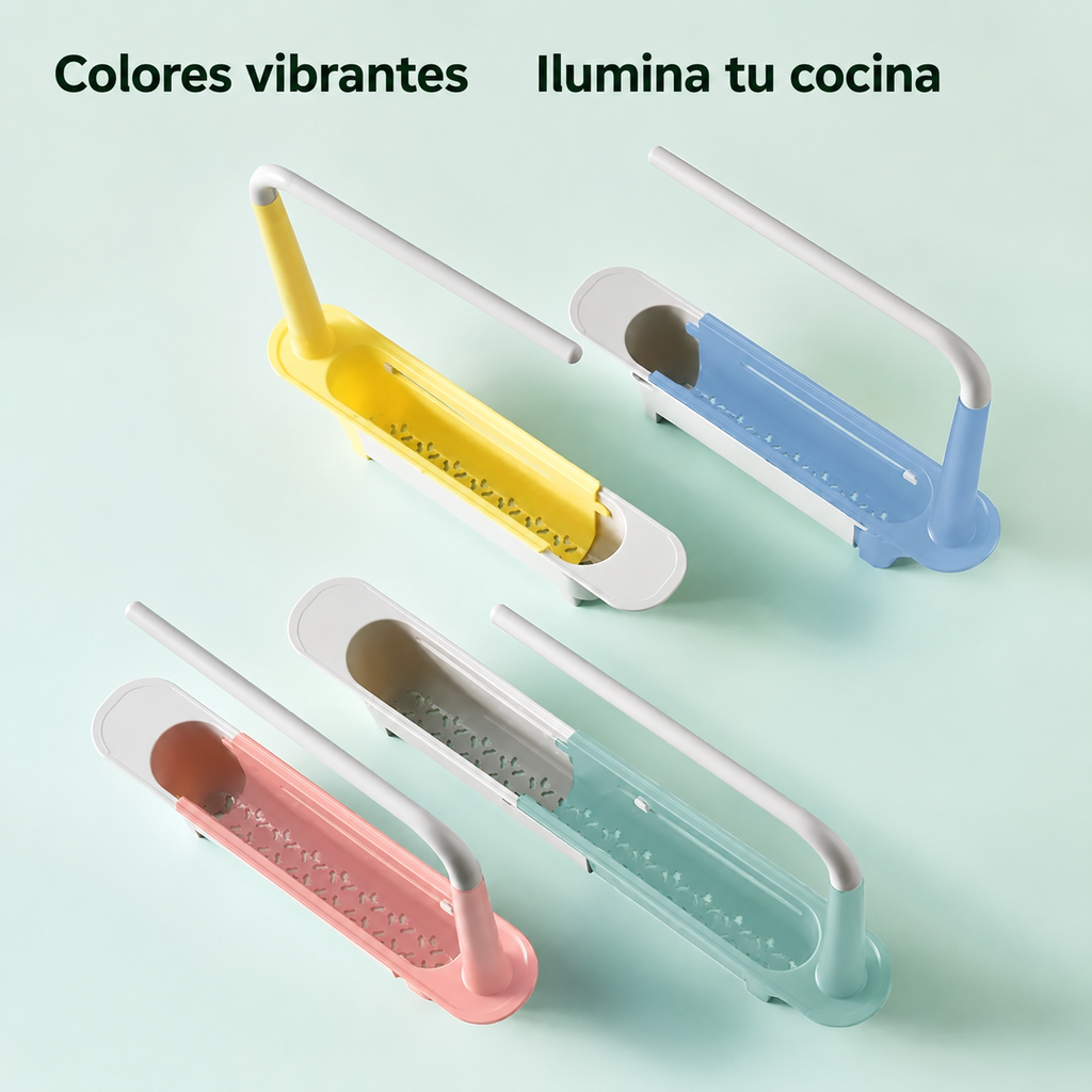 Organizador Telescópico para Fregadero 2 en 1