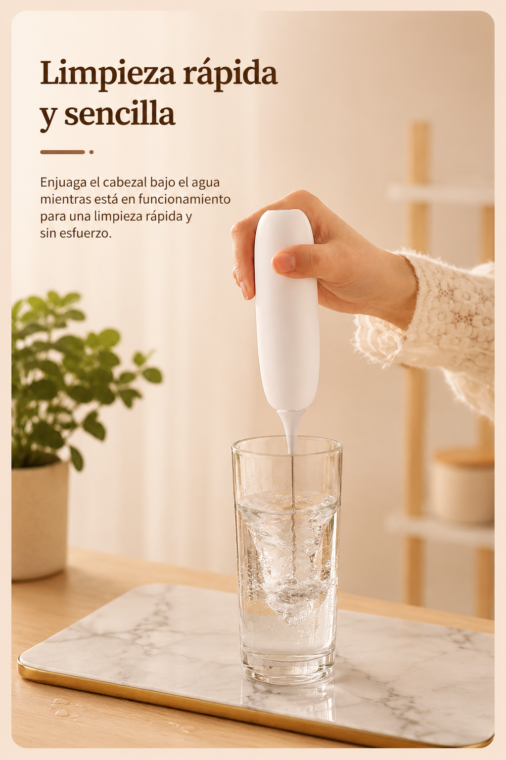 Espumador Eléctrico de Leche y Café