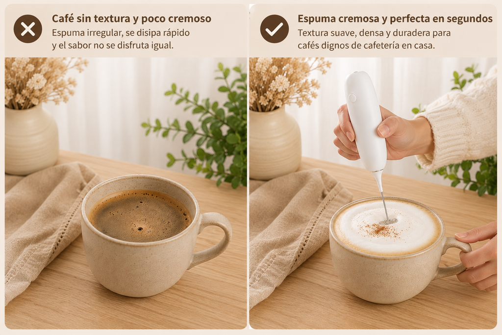 Espumador Eléctrico de Leche y Café