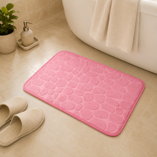 Alfombrilla de Baño Antideslizante de Microfibra con  Absorción Rápida