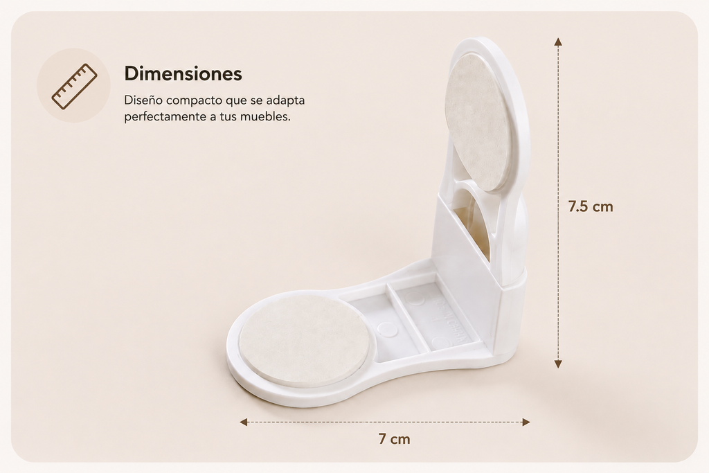 Cerradura de Seguridad Infantil para Cajones y Armarios