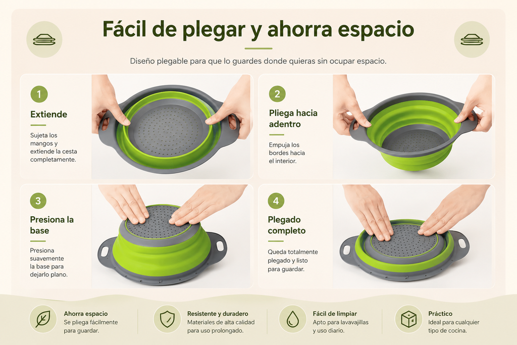 Escurridor Plegable 2 en 1 
