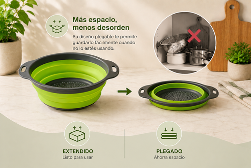 Escurridor Plegable 2 en 1 
